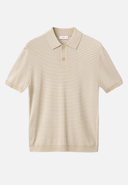 MANGO - Poloshirt Talaiar - Beige