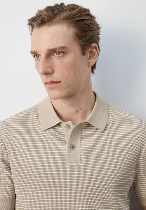 MANGO - Poloshirt Talaiar - Beige