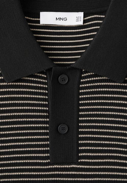 MANGO - Poloshirt Talaiar - Black