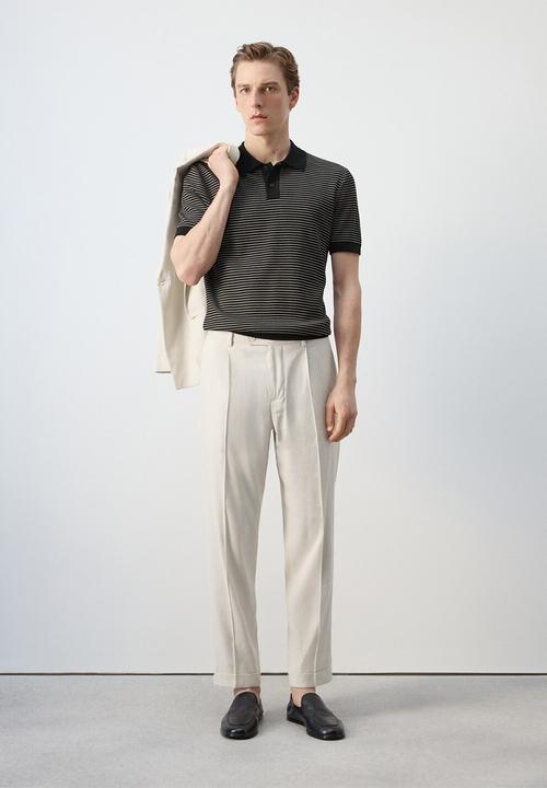 MANGO - Poloshirt Talaiar - Black