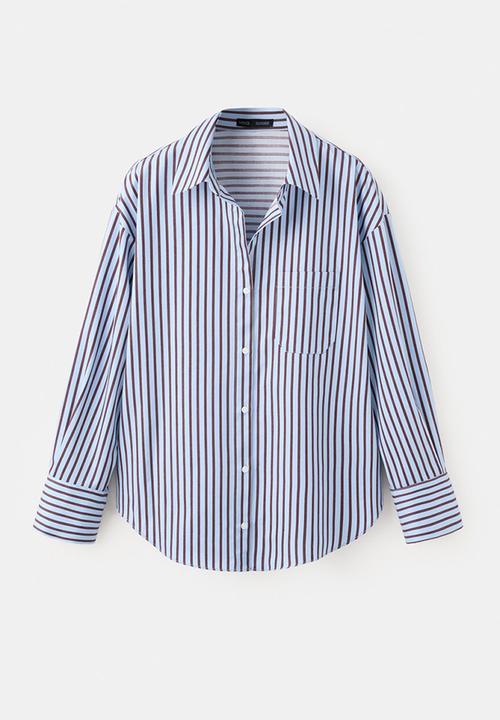 MANGO - Shirt fontana - light/pastel blue