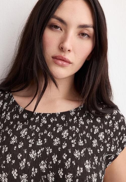 MANGO - Dress pome - brown