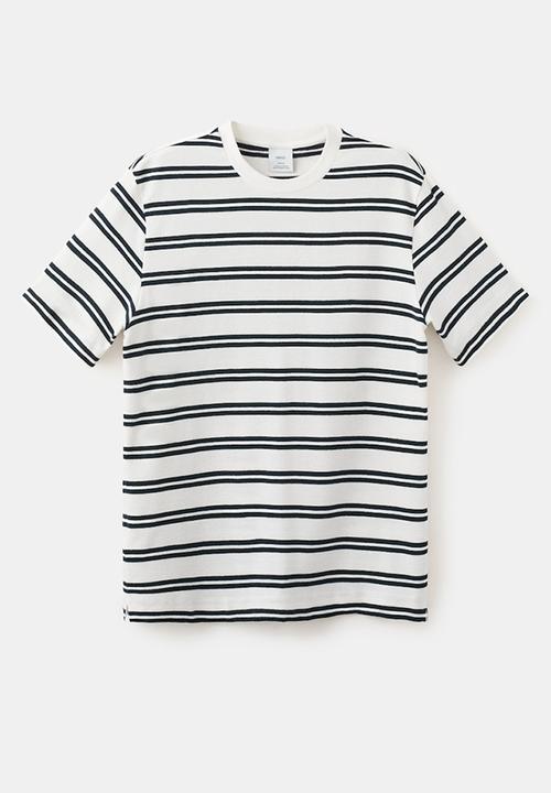 MANGO - T-Shirt Garir - white