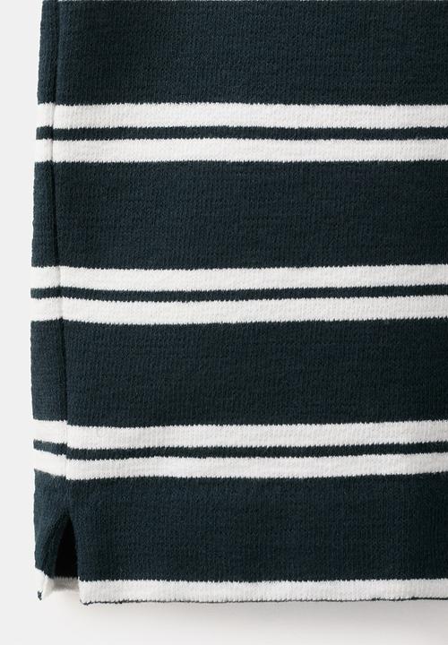 MANGO - T-Shirt Garir - Navy
