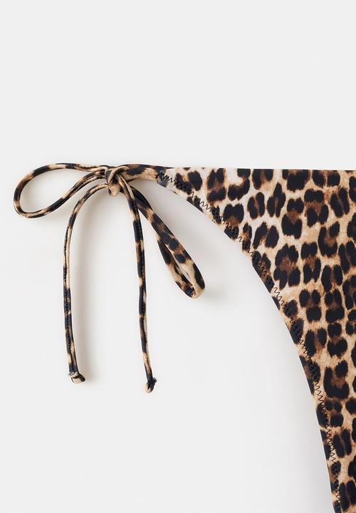 MANGO - Bikini pantie lea - brown