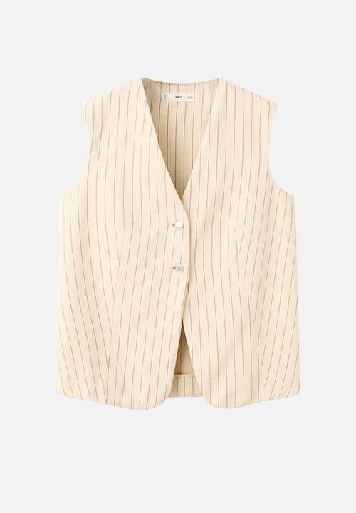 MANGO - Vest tony - light/pastel yellow