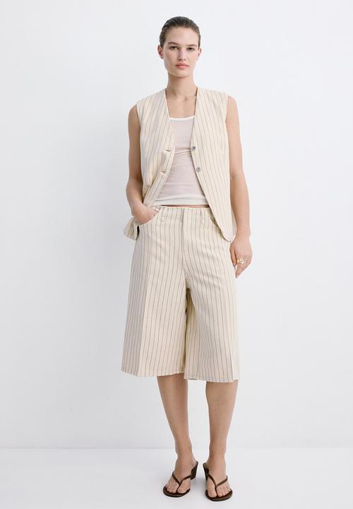 MANGO - Vest tony - light/pastel yellow