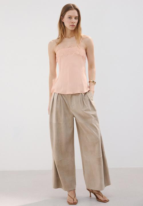 MANGO - Top lotus - pink