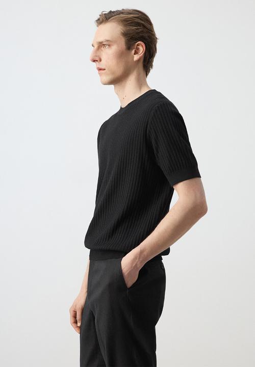 MANGO - T-Shirt Paule - Black