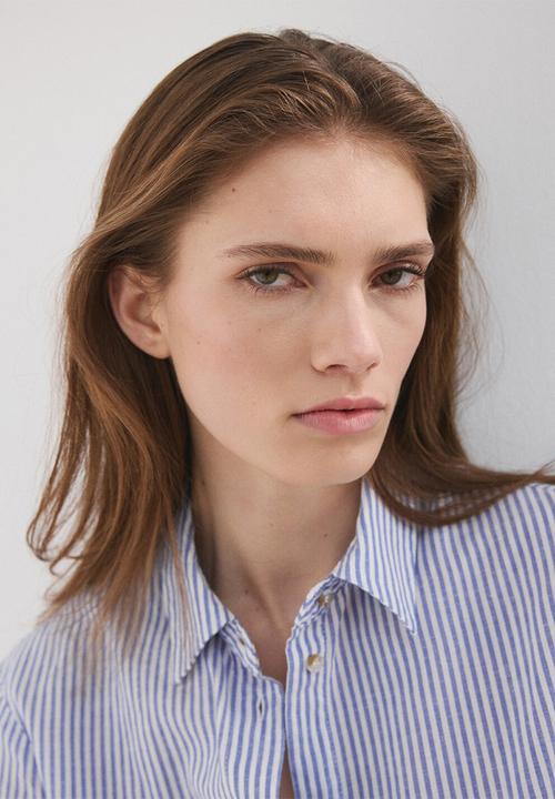 MANGO - Shirt maneli - light/pastel blue