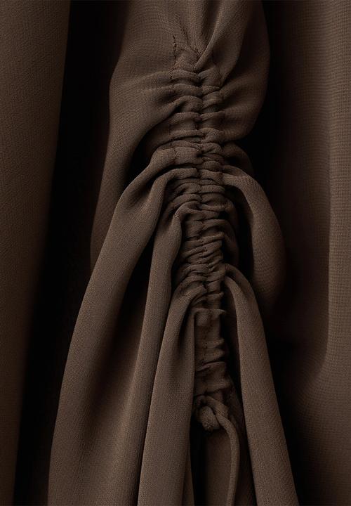MANGO - Kaftan nit- brown