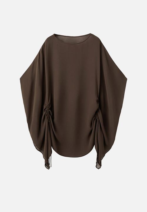 MANGO - Kaftan nit- brown