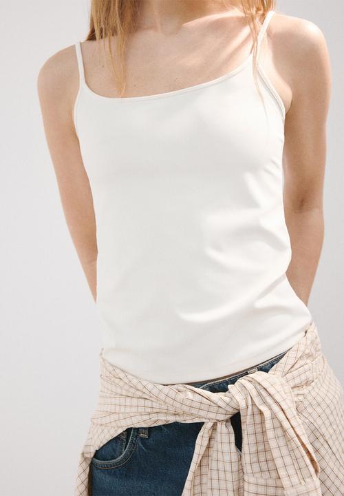 MANGO - Top bacari - light beige
