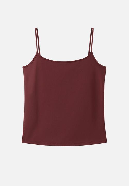 MANGO - Top bacari - rust/copper