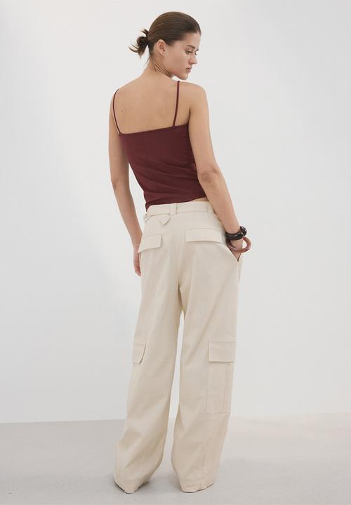 MANGO - Top bacari - rust/copper