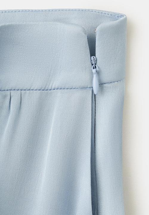 MANGO - TROUSERS AZUR - Mid-Blue