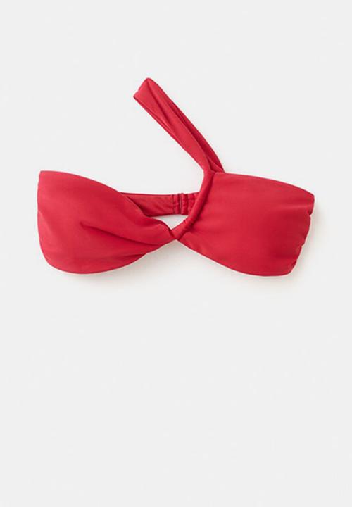 MANGO - Bikini top marina- red