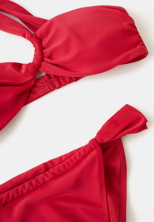 MANGO - Bikini top marina- red