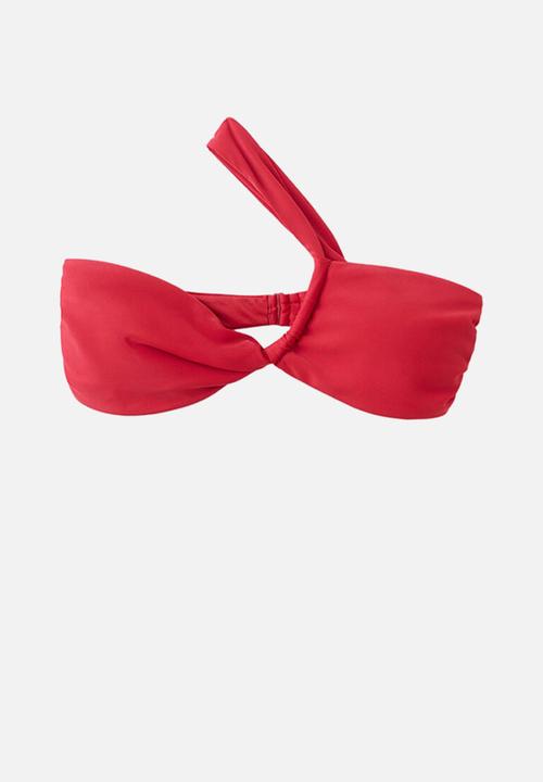 MANGO - Bikini top marina- red