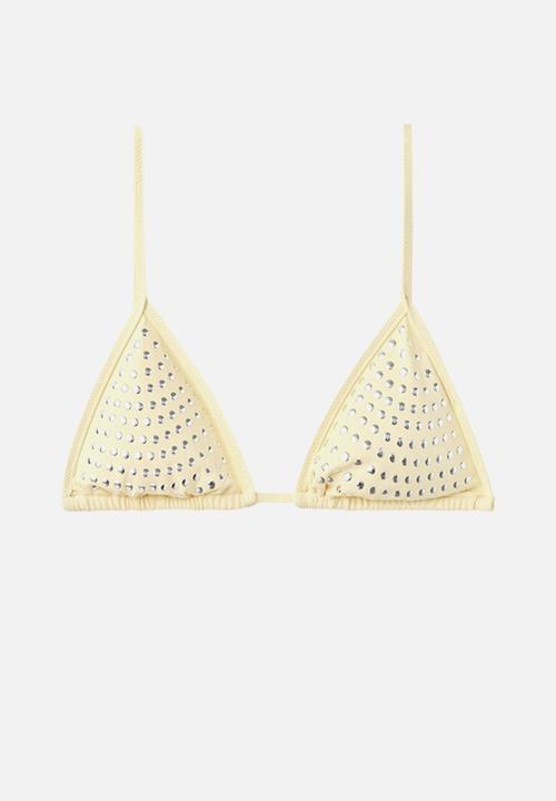 MANGO - Bikini top ibiza- yellow