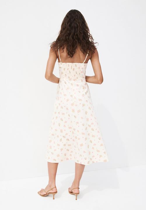 MANGO - Dress ramo - light beige
