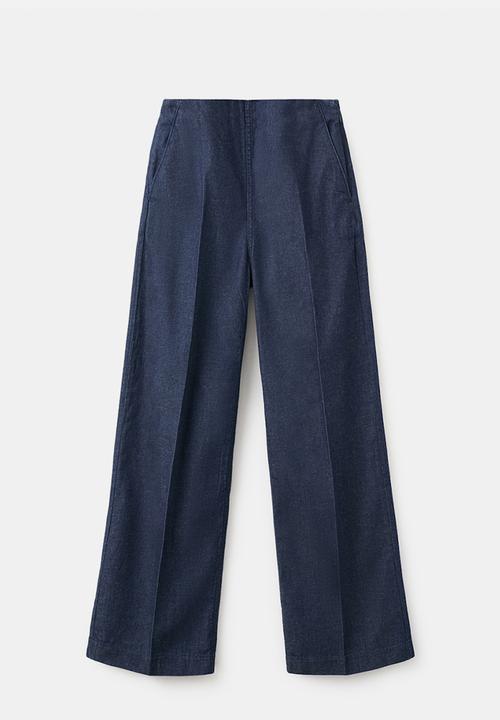 MANGO - Plus trousers carla - open blue