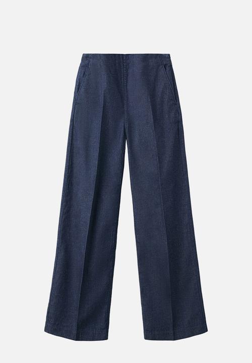 MANGO - Plus trousers carla - open blue