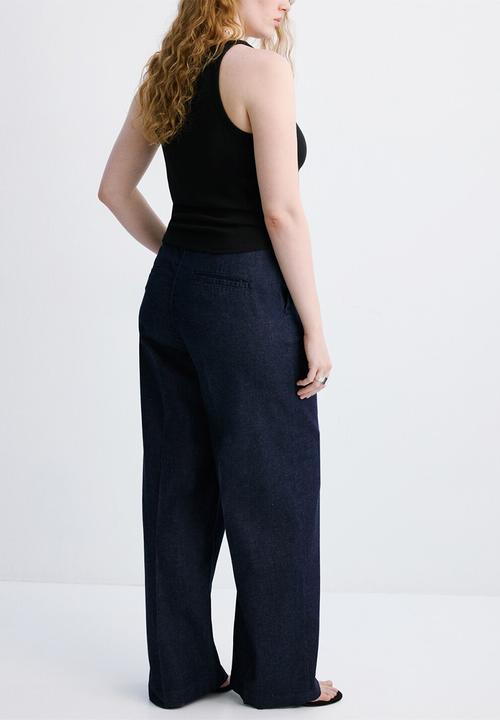 MANGO - Plus trousers carla - open blue