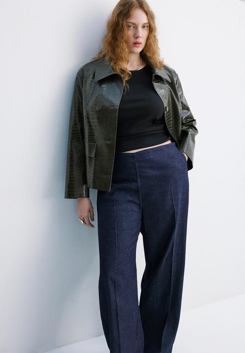 MANGO - Plus trousers carla - open blue