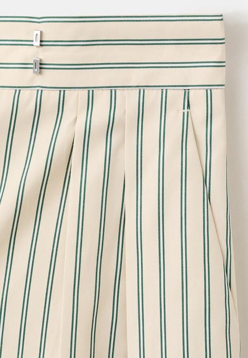 MANGO - Trousers tatin - yellow