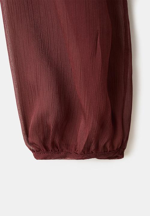 MANGO - Dress romance - brown