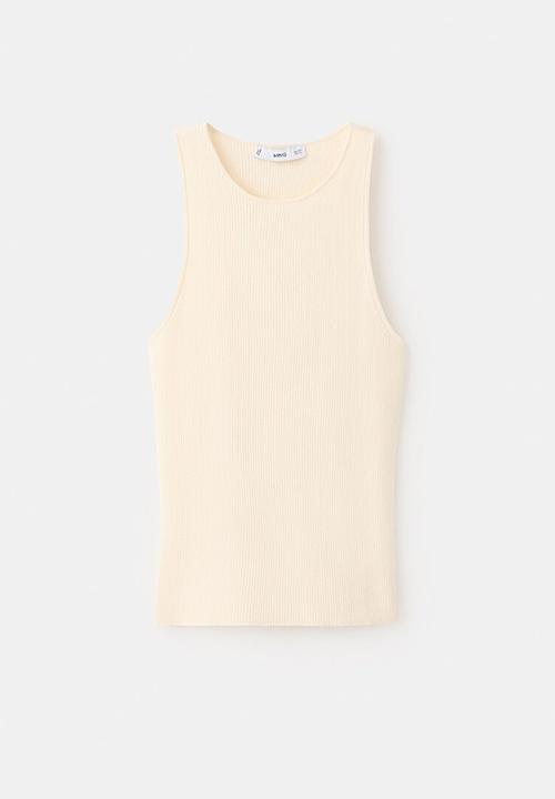 MANGO - Top dalton - light beige