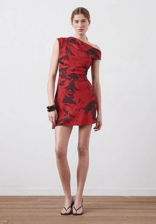 MANGO - Dress nelly - red