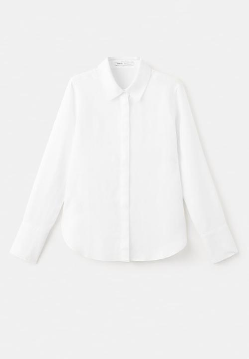 MANGO - Shirt samara - white