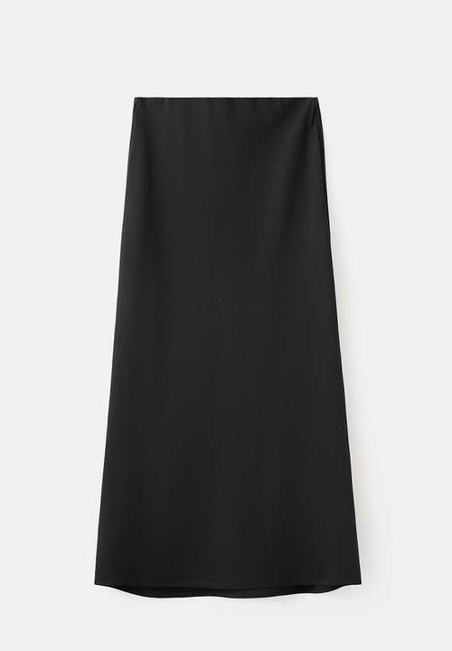 MANGO - Skirt laguna - black