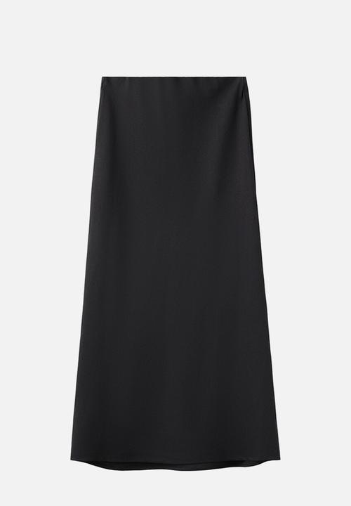 MANGO - Skirt laguna - black