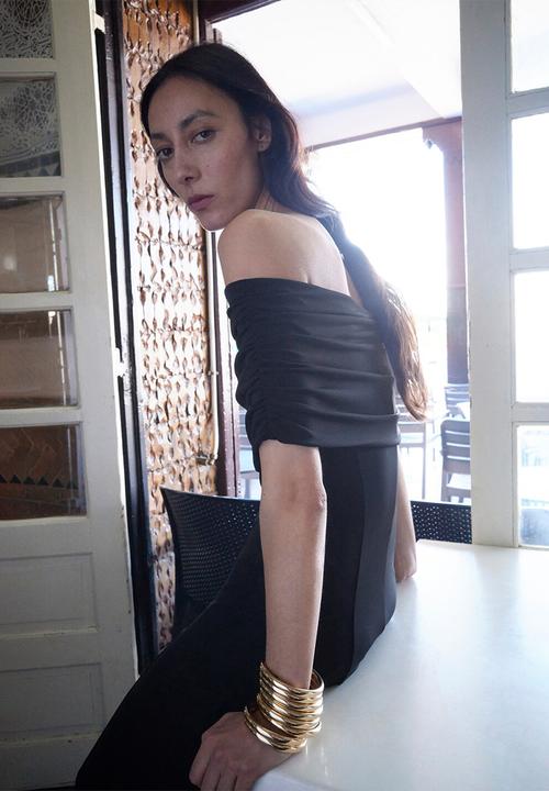 MANGO - Dress gigi - black