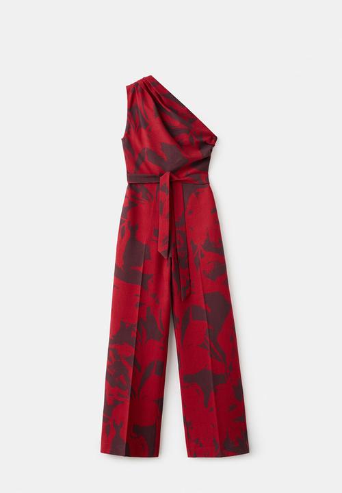 MANGO - Jumpsuit keira2 - red