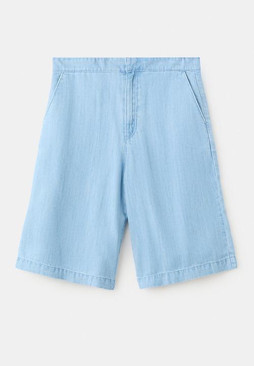 MANGO - Bermudas eva - open blue