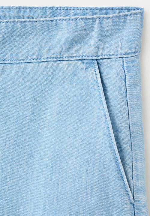 MANGO - Bermudas eva - open blue
