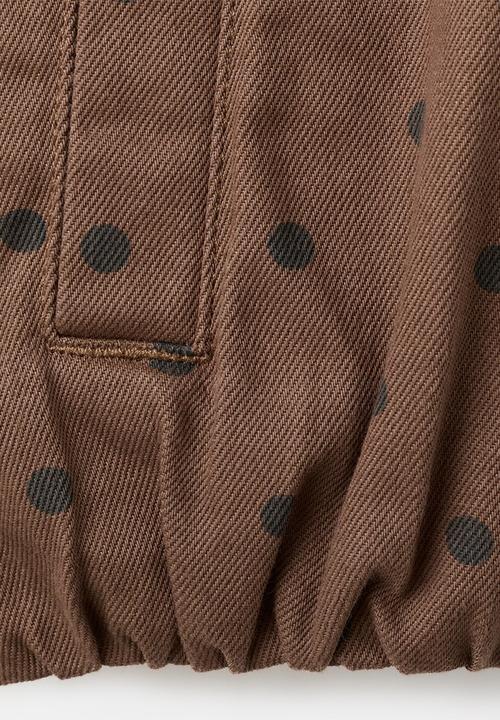 MANGO - Jacket dots- dark brown
