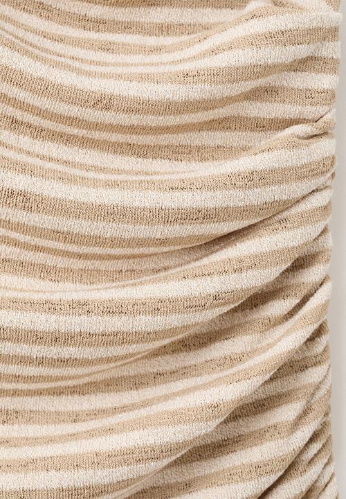 MANGO - T-shirt dela - light beige