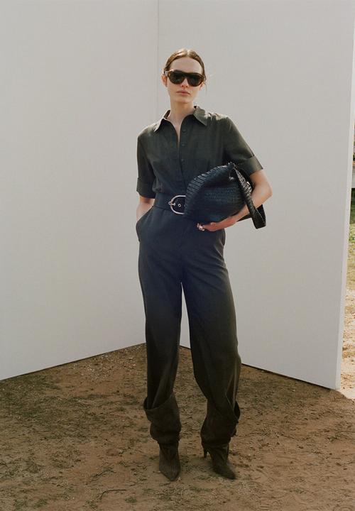 MANGO - Jumpsuit tomy2 - beige/khaki