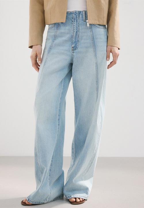 MANGO - Jeans narciso - open blue
