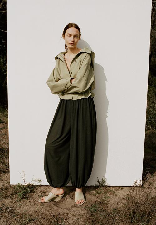 MANGO - Trousers corini - beige/khaki