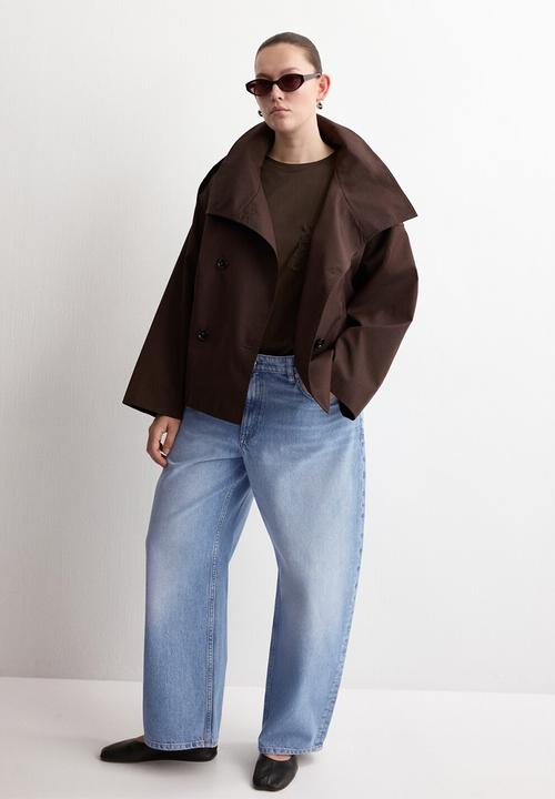 MANGO - T-shirt daisy - dark brown