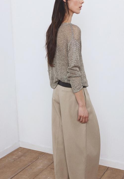 MANGO - Sweater luli - beige/khaki
