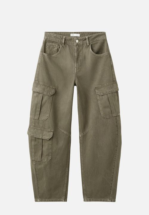MANGO - Jeans dilly - khaki