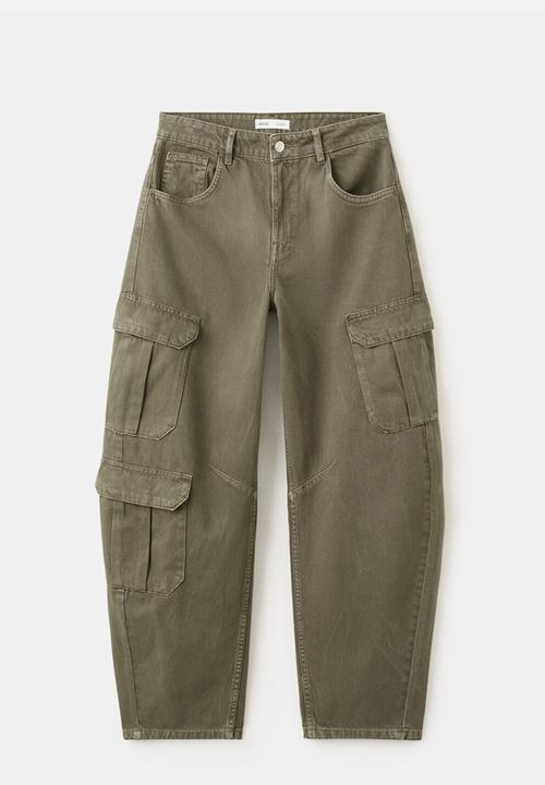 MANGO - Jeans dilly - khaki