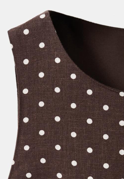 MANGO - Jumpsuit romeo - dark brown